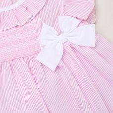 H12817NB: Baby Girls Dress, Pant & Headband Set (0-9 Months)