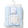 H12869: Baby Boys Sailor 6 Piece Hooded Towels & Washcloths Bath Time Set