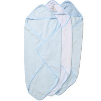 H12869: Baby Boys Sailor 6 Piece Hooded Towels & Washcloths Bath Time Set
