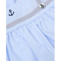 H12907NB: Baby Girls Dress, Pant & Headband Set (0-9 Months)