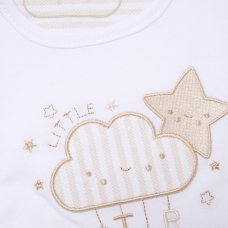 H13228:  Baby Unisex "Litttle Star" 6 Piece Mesh Bag Gift Set (NB-6 Months)