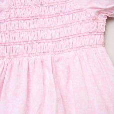 H14291INF: Baby Girls Smocked Dress & Headband Set (12-24 Months)