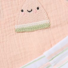 H14325INF: Baby Girls Lemon Crochet Applique Top, Leggings & Headband Outfit (9-18 Months)