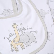 H14405NB: Baby Unisex Animals 6 Piece Mesh Bag Gift Set (NB-6 Months)