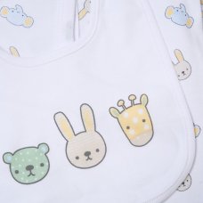 H14418NB: Baby Unisex Animals 6 Piece Mesh Bag Gift Set (NB-6 Months)