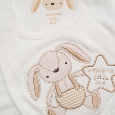 H14428: Baby Unisex Bunny 10 Piece Mesh Bag Gift Set (NB- 6 Months)