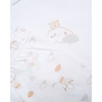 H14856NB: Baby Unisex Teddy 10 Piece Mesh Bag Gift Set (NB-6 Months)