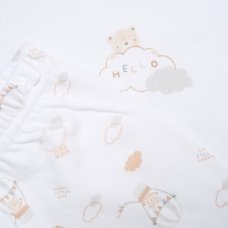 H14856NB: Baby Unisex Teddy 10 Piece Mesh Bag Gift Set (NB-6 Months)