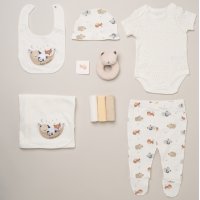 H14881: Baby Unisex Sweet Dreams 10 Piece Mesh Bag Gift Set (NB- 6 Months)