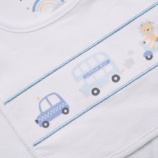 H14884: Baby Boys Bus 10 Piece Mesh Bag Gift Set (NB- 6 Months)