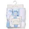 H14923: Baby Dinosaur 6 Piece Hooded Towels & Washcloths Bath Time Set