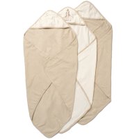 H15268: Baby Unisex Giraffe 6 Piece Hooded Towels & Washcloths Bath Time Set