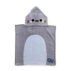 HTOW01: Archie the Shark Adoramals Kids Hooded Towel