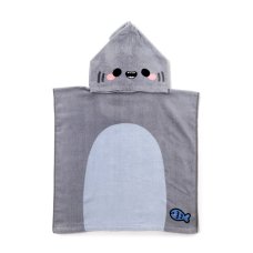 HTOW01: Archie the Shark Adoramals Kids Hooded Towel