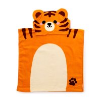 HTOW03: Alfie the Tiger Adoramals Kids Hooded Towel