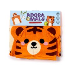 HTOW03: Alfie the Tiger Adoramals Kids Hooded Towel