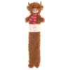 HWB234255: Long Hot Water Bottles with Novelty Cover - Highland Cow