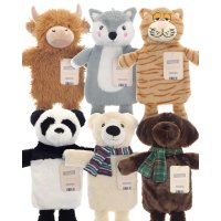 HWB234859: Hot Water Bottles with Novelty Cover - Assorted Snuggly Designs