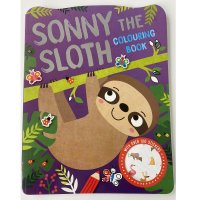 758162: Sonny The Sloth 72 Page Colouring & Stickers Book