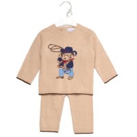 J15520: Baby Boys Knitted 2 Piece Outfit (0-12 Months)