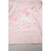 J15547NB: Baby Girls Faux Fur Gilet, Top & Legging Outfit (0-9 Months)