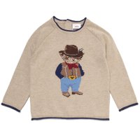 J15732: Boys Cowboy Bear True Knit Jumper (2-4 Years)