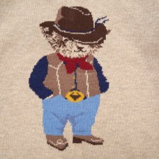 J15732: Boys Cowboy Bear True Knit Jumper (2-4 Years)