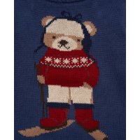 J16360: Boys True Knit Jacquard Bear Jumper & Jeans Outfit (2-4 Years)