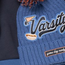 J16610: Boys Sweatshirt & Jog pant Outfit With True Knit Beanie (2-4 Years)