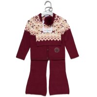 J16742: Girls Knitted 3 Piece Outfit (2-4 Years)