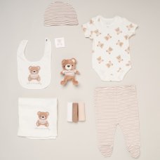 J16770: Baby Unisex 10 Piece Mesh Bag Gift Set (NB- 6 Months)