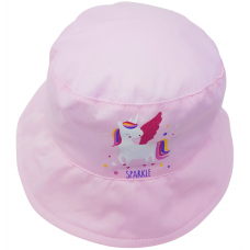 0384: Girls Unicorn Bucket Hat (1-4 Years)