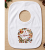 KWB123: My 1st Christmas Honey Bear & Friends Over Head Bib