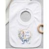 KWB127: Little Prince Blue Rabbit Over Head Bib