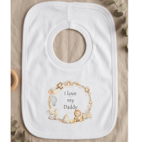 KWB129: I Love My Daddy Over Head Bib