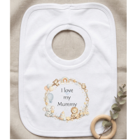 KWB130: I Love My Mummy Over Head Bib