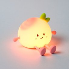 LAMP10: Foodiemals Peach LED Night Light Sleep Lamp & Phone Stand