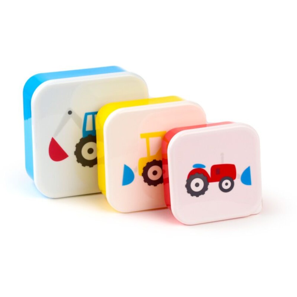 LBOX76: Set of 3 Lunch Box M/L/XL Little Tractors LBOX76: Set of 3 Lunch Box M/L/XL Little Tractors