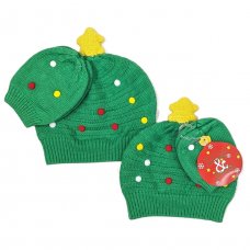 M14083: Baby Christmas 2 Pack Hat & Mittens Set (0-12 Months)