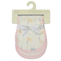 J14031: 2 Pack Muslin Baby Burp Cloths- Pink Mermaid