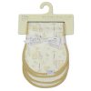 J14033: 2 Pack Muslin Baby Burp Cloths- Beige Jungle