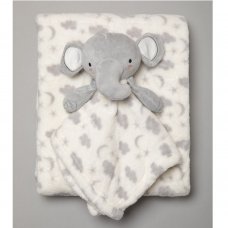 R18662: Baby Unisex Elephant Comforter & Blanket