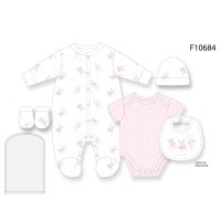 F10684NB: Baby Girls Fairy Mouse 6 Piece Mesh Bag Gift Set (NB-6 Months)