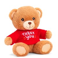 SE1099: 15cm Keeleco Thank You Bear  (100% Recycled)