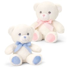 SE1424: 15cm Keeleco Cream Bear-2 Colours (100% Recycled)