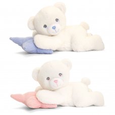SE1427: 25cm Keeleco Bear On Pillow-2 Colours (100% Recycled)