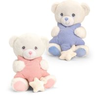 SE1428: 20cm Keeleco Bear With Musical Star-2 Colours (100% Recycled)