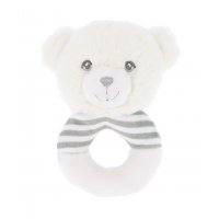 SE2071: 14cm Keeleco Bear Ring Rattle (100% Recycled)