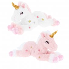 SE3064: 35cm Keeleco Pink Unicorn- 2 Assorted (100% Recycled)