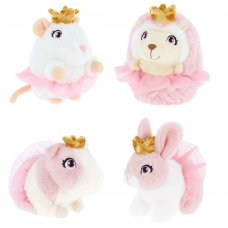 SE3065: 14cm Keeleco Pink Animals- 4 Assorted (100% Recycled)